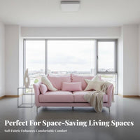 Nordic Design Upholstered Settee Removable Cover Sofa Space-Saving Couch Minimalist aesthetic for Apartment Dwellers, partners, Homeowners, Living Room, Small Spaces, Guesthouse, Bedroom