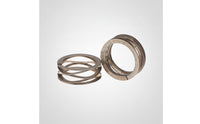 2 Pieces Black Wave Spring Slimline Wave Spring Washer Compact Crinkle Washers Metal for Mechanics