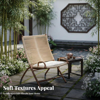3 Pieces Chinese design 3-Piece Woven Armchair Set Weather-Resistant Outdoor Furniture Thick Cushions Patio Furnishing Ergonomic rearrest for duo, Apartment Dwellers, Homeowners, Balcony, Courtyard, Garden, rearyard