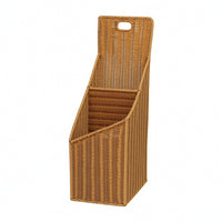 Wicker Umbrella Holder Slim Tall Wicker Basket Woven Basket with Handle Sturdy Rattan Storage Bin Space-Saving for Yogis