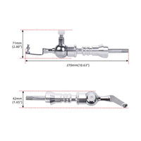 Effortless Shifting Short Throw Shifter Easy to Install Gear Selector Lever Extender Metal Build Manual Gear Selector Lever Aluminum Alloy for Tuning, Replacement