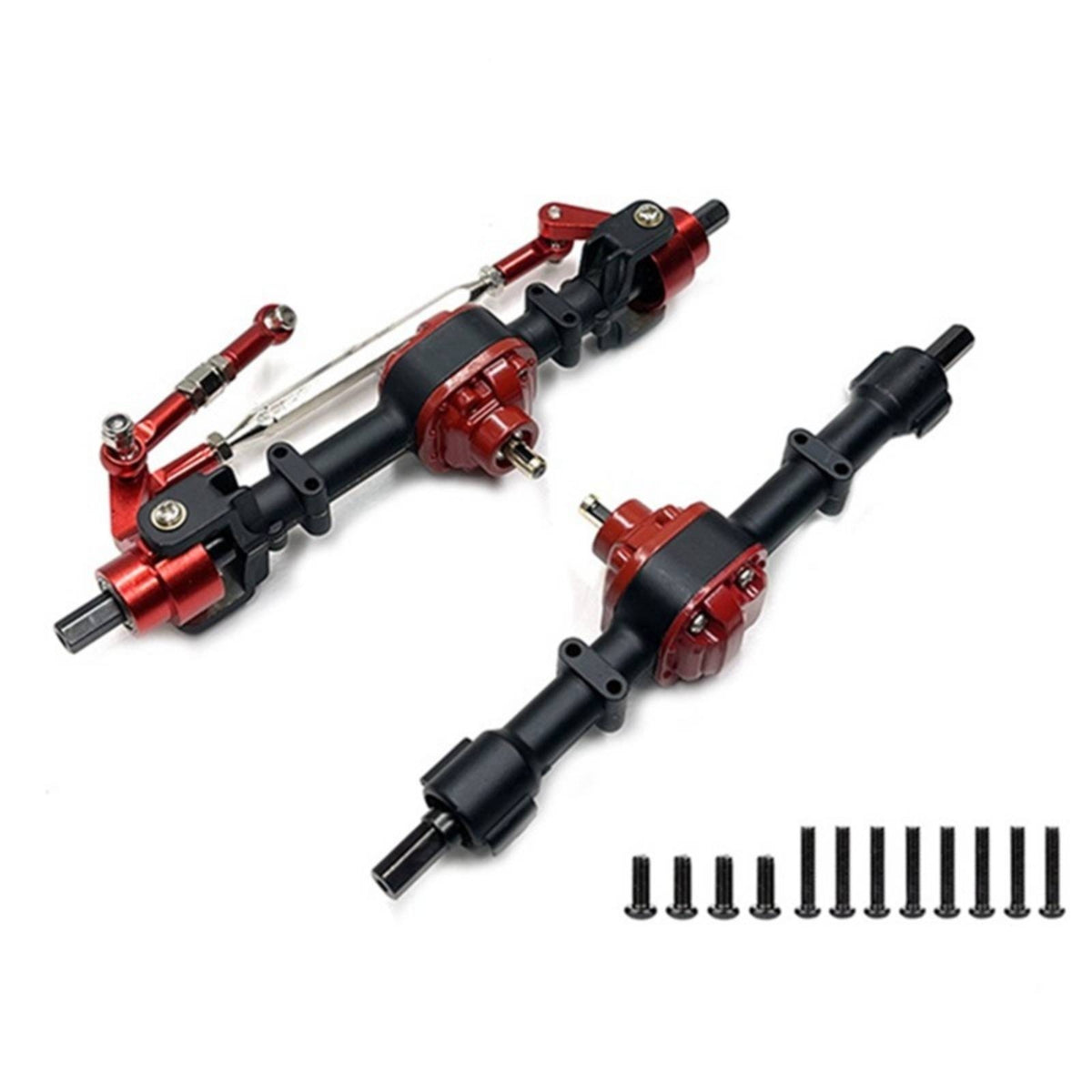 RC Car Axle Set Metal RC Axle with Steel Gears Upgraded for Hobbyists
