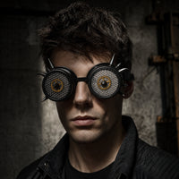 Steampunk Goggles Punk Gothic Goggles Industrial Eyewear for Cosplayers, Cosplay, Costume Parties