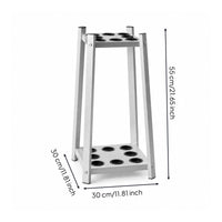 Organized Pool Cue Rack with 8 Holes Stylish Billiard Cue Storage Rack Elegant for Game Rooms