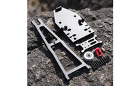 RC Recovery hoist  Aluminum Alloy Winch Realistic Hardware for Trailer Builds
