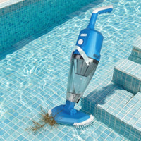 Pool Vacuum Handheld Underwater Vacuum Easy to Assemble Underwater Cleaner with Telescopic Pole for Pond Keepers, Spas