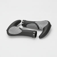 Handlebar Grips with Horns Non-Slip Horn Two-Wheeler Grips Textured One-Piece for Cyclists, Long Rides, Mountain Biking