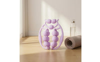 Textured Rollers Leg Massage Roller Curved Grips Double-Row Massage Roller Pressure Relief Handheld Leg Massager Compact