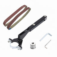 Rust Removal Angle Grinder Belt Sander Bracket Polishing Angle Grinder Conversion Belt Sander Easy Installation Power Tool Accessory Portable