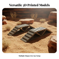 Modular Design RC Car Obstacle Bridge Easy Storage RC Crawler Obstacle Ramp Cultivates Hands-on Ability for Children, Desktop, Playroom