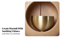 Brass Chime Door Tinkler No Drilling Required Entry Notification Tinkler Cling Door Notification Soft Harmonious Sound