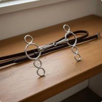 Colorfast Stainless Steel Horse Bit Gentle Mullen Mouth Bit Comfortable Fit for Training