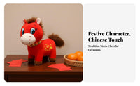 Year of the Horse Symbol Doll Good Luck Good Fortune Symbol Chinese Astrological Horse Doll Vernal Holiday Fortunate Decoration