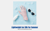 Women's UV Protection Gloves, Summer Ice Silk, Touchscreen, Anti-Slip, Outdoor Cycling Driving