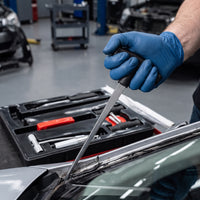7 Pieces Automotive Windshield Glass Removal Kit with Tray Handheld Windshield Removal Tool Kit High-Performance Suction Cup Impact-Resistant for Mechanics