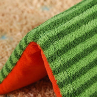 Foldable Pet Tunnel Small Animal Tunnel, Flannel Small Animal Hideaway for Guinea Pigs and Hamsters, Crinkle Enrichment with Fringe Trim, 30x40cm