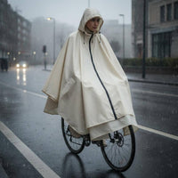 Zipper Rain Poncho Lightweight Zipper-Front Rain Poncho Compact Portable Hooded Raincoat for Cyclists, Hikers, Biking, Outdoor, Hiking