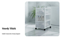 Transparent Stackable Clear Drawer effortless Sliding Stackable Pull-extendable container adaptable Household Storage Space-Saving for Home Organizers, Office Workers, Kids' Room, Bedroom, Closet, Kitchen