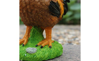 Cockerel Statue Realistic Features Chicken Figurine Handmade for Patio