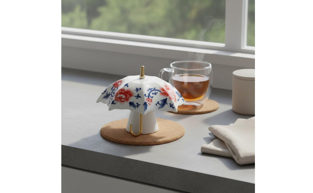Umbrella Tea Strainer Brand Custom Area Ceramic Tea Strainer Gift Idea