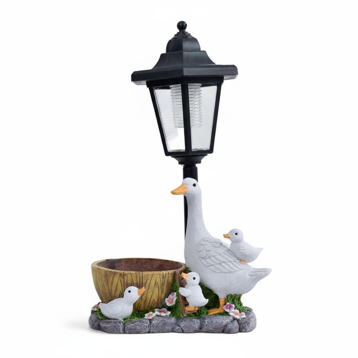 Solar Duck Garden Light Weather Resistant Duck Garden Statue Long-Lasting