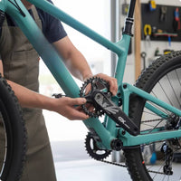 Mountain Bike Crankset 104 Crankset with Bottom Bracket Hollow Crank Arm Set with Bottom Bracket for Trail Riding