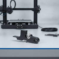Extruder Lever with Wheel Aluminum Extruder Handle with Spring Printer Part Compact for Makers, 3D Printing