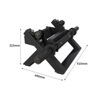 Tibialis Training Machine Padded Tibialis Anti-Slip Shin Exercise Machine for Athletes, Runners, Home Gym, Rehabilitation