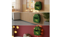 Lockable Frog Mailbox Metal Mailbox with Lock Compact Post Box Secure for Entryway