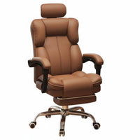 High-Back Reclining Chair with Footrest Ergonomic Design for Executives, Gamers