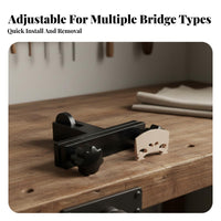 Violin Bridge Sander Long-Lasting Metal Construction Violin Bridge Shaper Luthier Supply Easy to Use Musical Instrument
