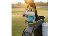 Soft Cow Headcover Impact-Absorbing Padding Cow Driver Headcover Stitching Sports Accessory