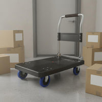 Lightweight Foldable Trolley Space Saving Folding Trolley No Assembly Required