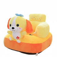 Anti-Fall Design Plush Sit-Training Chair Soft and Comfortable creatureShaped Sitting Trainer Easy to Clean infant Floor Seat Portable for Infants, Toddlers, Parents, play session, Nursery, Playroom, Living Room