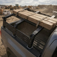 Truck Cargo Rack Structure Slotted Side Panels Pickup Bed Cargo Rack Open Frame Raised Structure