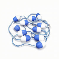 Pool Lane Rope with Buoy Markers Floating Pool Lane Rope with Floats Safety Buoy Line Long-Lasting Heavy-Duty for Training Pools