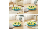 Cat Puzzle Maze with Bell Balls Hide and Seek Felt Cat Maze Toy Mental for Cats, Kittens