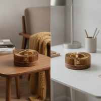 Wooden Tea Warmer Stable Tea Warmer with Slatted Frame Tabletop