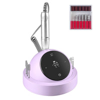 Nail Drill Machine with Bits Electric Rechargeable Nail Drill Appliance Compact Professional for Beginners, Home Salon