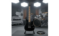 With Accessories HSS Pickup Guitar Easy to Play 39 Inch Electric Guitar Digital Tuner Music Instrument Maple Neck for Beginners, Students, Practice, Learning