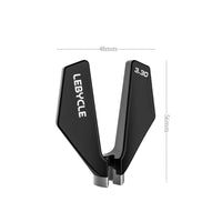 Ergonomic Grip Cycle Spoke Wrench Matte Finish Wheel Truing Tool Black Metal Bike Spoke Adjustment Wrench Beveled Edges