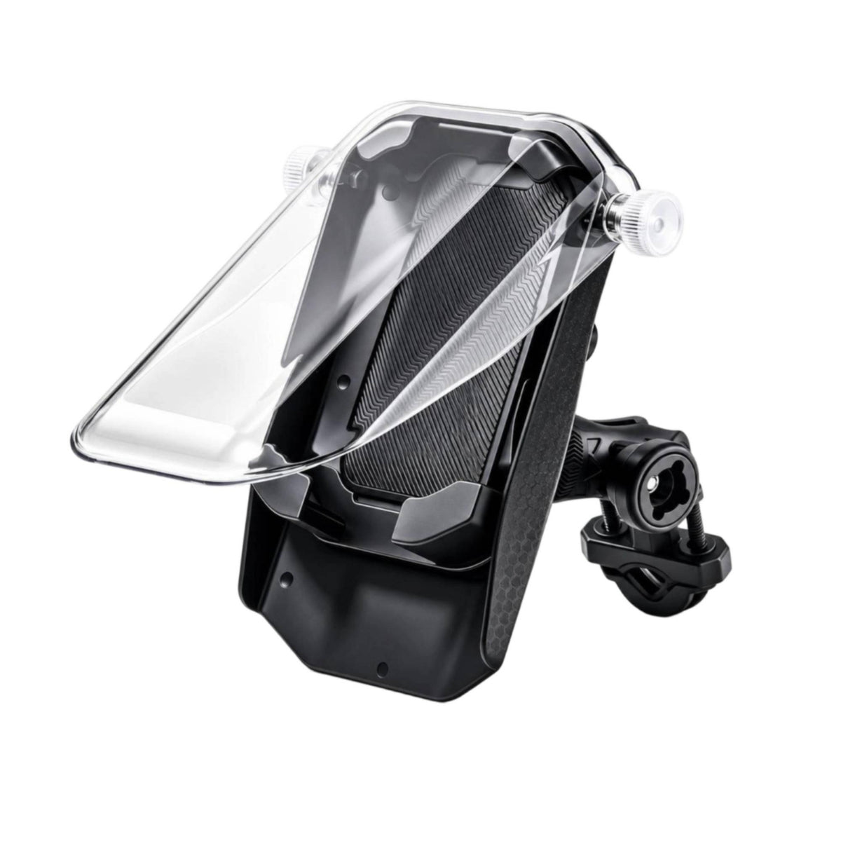 Waterproof Motorcycle Phone Mount Anti-Vibration Motorcycle Phone Holder Shock-Resistant Shockproof for Motorcyclists