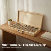 Metal Bar Xylophone Portable Carry Case 10-Note Xylophone Bright Clear Audio Instrument