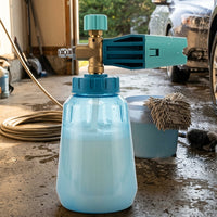 Car Cleaning Kit with Heavy Duty 4000PSI Water Pressure, High Pressure Washer Accessory with Foam Sprayer and Hose Connector, 10m Spray Distance