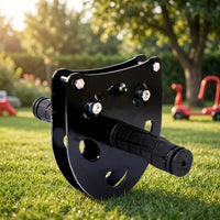 Smooth Rolling Overhead Cable Trolley with Handle Heavy Duty Overhead Cable Trolley Rust Resistant for Backyard