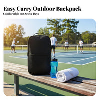 Adjustable Shoulder Strap Pickleball Paddle Bag Portable Pickleball Equipment Case Large Capacity for Outdoor, Travel