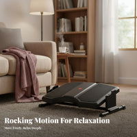 Non-Slip Surface Adjustable Under-Desk Footrest Improves Posture Angled Under-Desk Stand Sturdy & Stable Footstool sturdyDuty for Remote Workers, Students, Elderly, Living Room, Study, Home, Gaming Setup