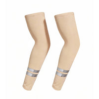 Ice-Silk Arm Sleeves with Reflective Detailing Stretchy Sun Protection Arm Sleeves Breathable for Cyclists, Runners, Athletes, Cycling, Running, Outdoor Sports, Sunny Commutes