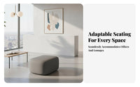Organic Shape Sectional Sofa Set Creative Shape Armless Lounge Set Configurable Design Lasting Comfort for Interior Designers
