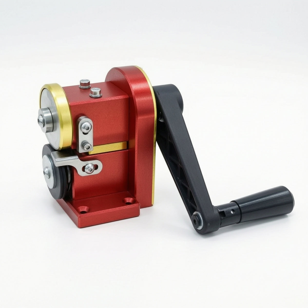 Adjustable Strap Cutter with Hand Crank Desktop Leather Edge Trimmer Long-Lasting Leather Strap Cutter Professional for Hobbyists, Home Workshops